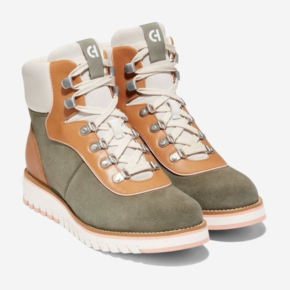 COLE HAAN Women's ZERØGRAND Explore Upstate Hiker Boots Size 7 - Picture 1 of 7